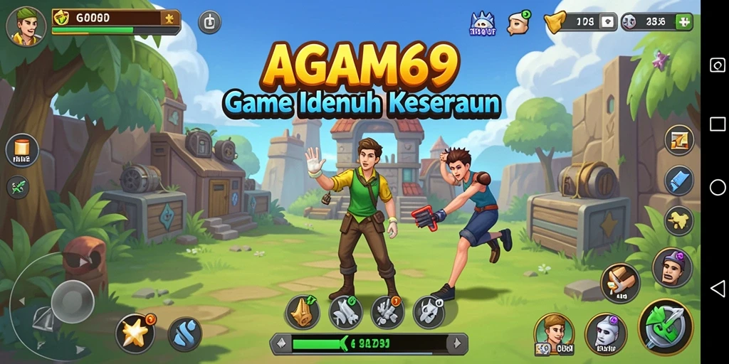 Tampilan gameplay AGAM69 yang menarik dan interaktif.