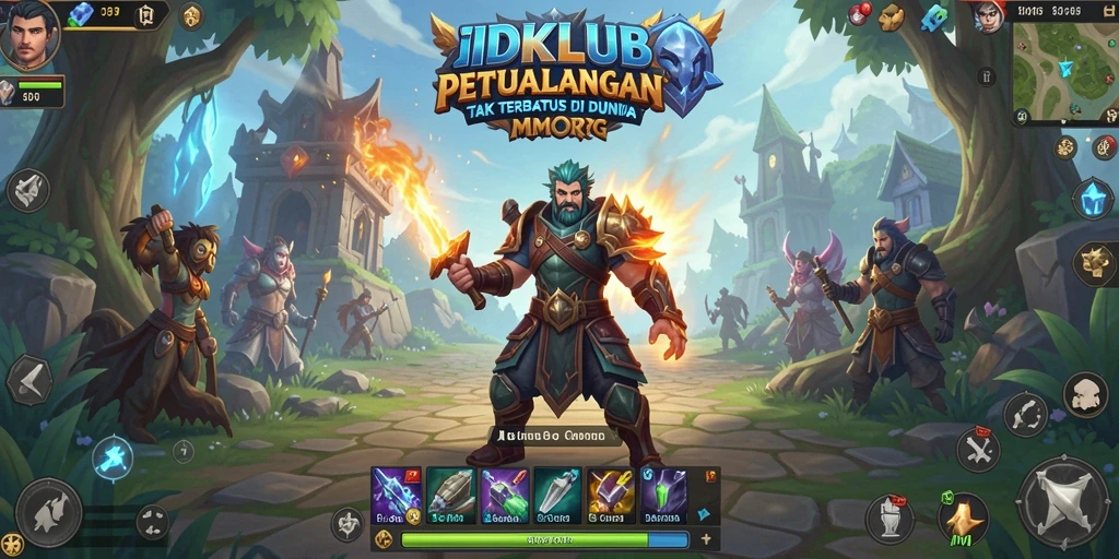 Menampilkan gameplay seru dan interaksi pemain di IDKLUB.