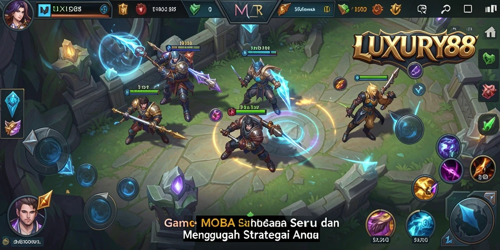 Tampilan gameplay menegangkan di LUXURY88 dengan aksi seru.